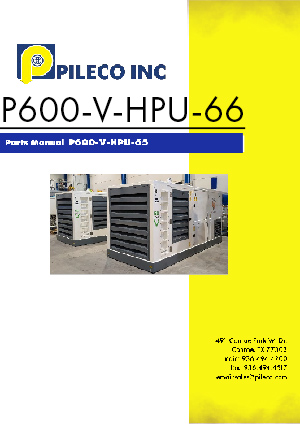 P600 Parts Manual